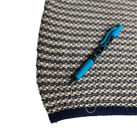 Vintage Etchings IC Tight Knit Sweater V-Neck Men’s XL Neutral Cotton Ramie blen - Picture 9 of 10